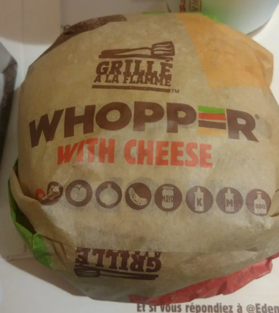 WHOPPER WITH CHEESE