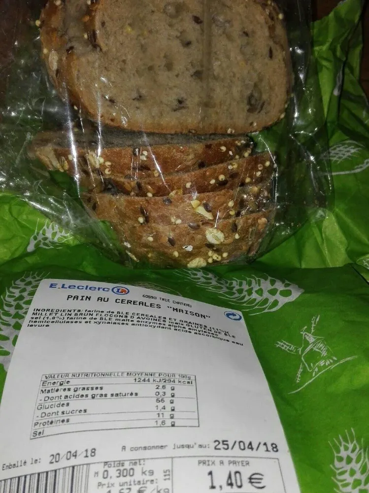 Pain au céréales maison