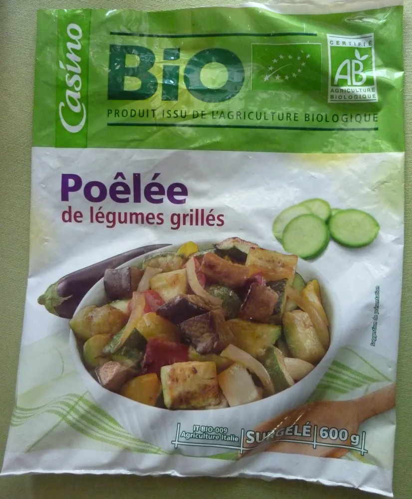 Poêlée de légumes grillés Casino Bio