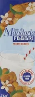 latte di mandorla Fabbri
