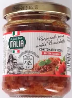 Preparado para untar bruschetta con tomates secos