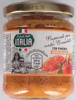 Preparado para untar Bruscheta con pimiento