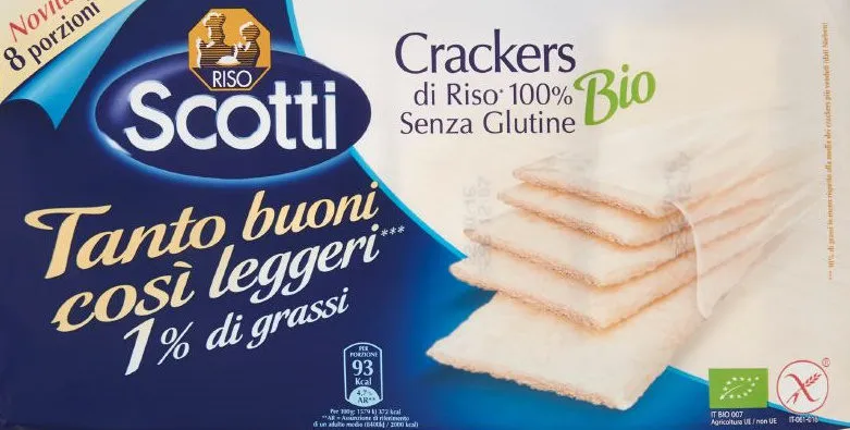 cracker di riso bio Riso Scotti
