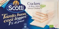 cracker di riso bio Riso Scotti