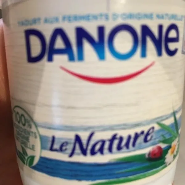 Yaourt nature Danone