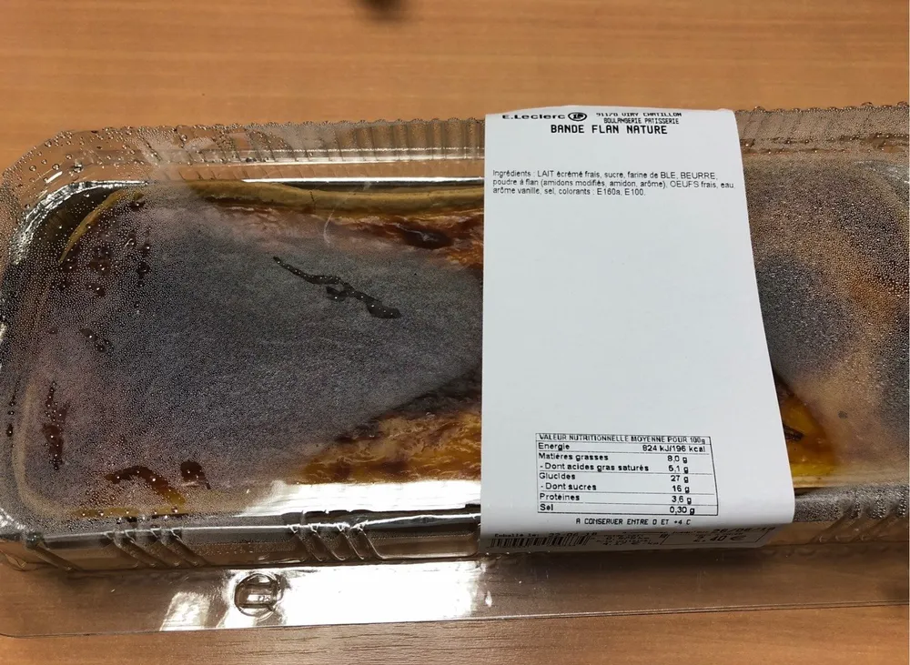 Flan leclerc