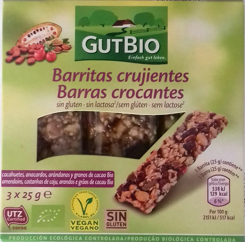 Barritas crujientes