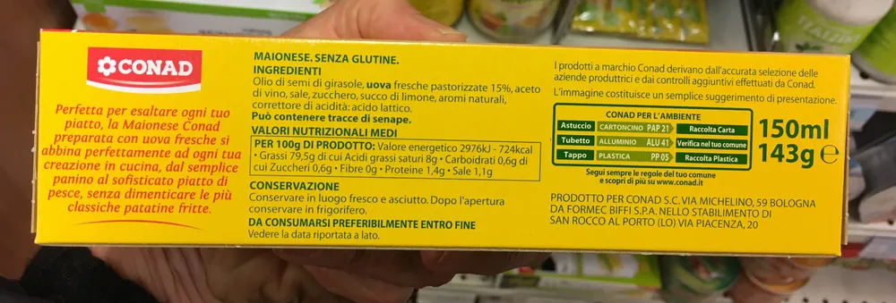 Maionese Conad