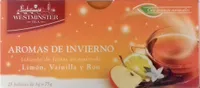 Aromas de Invierno infusión de limón, vainilla y ron