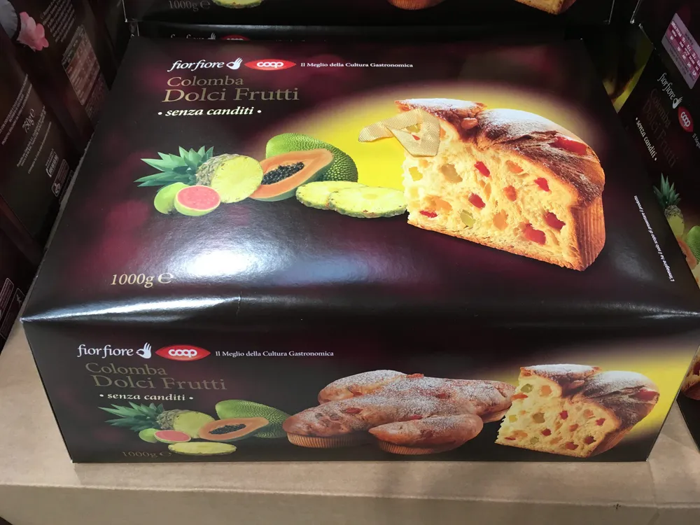 Colomba dolci frutti