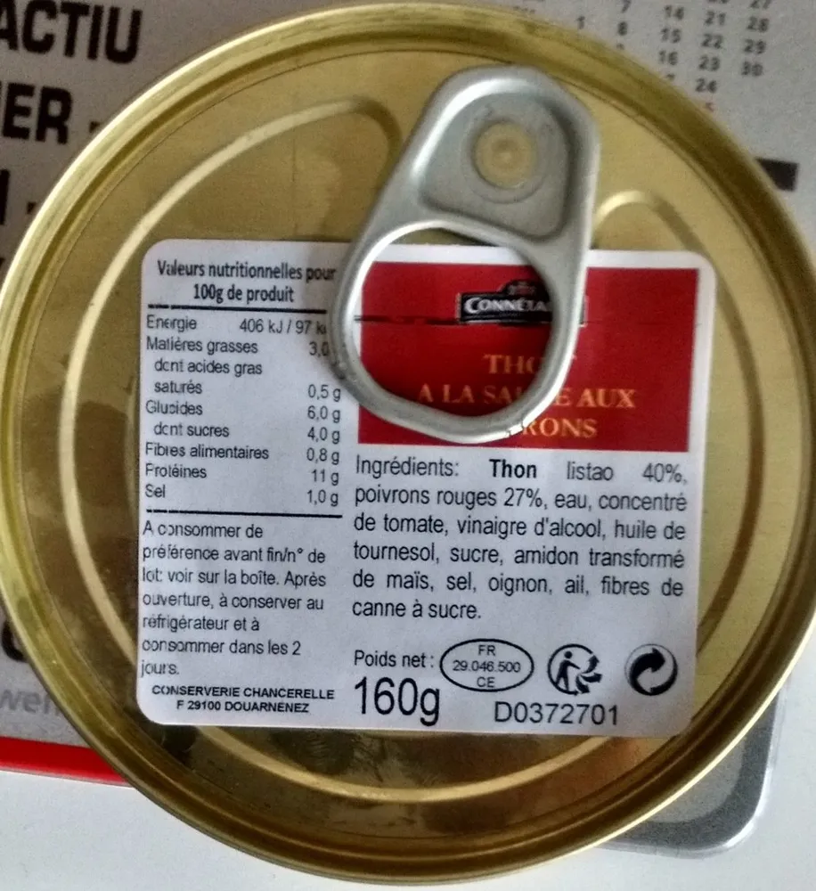 Thon à la Sauce aux Poivrons
