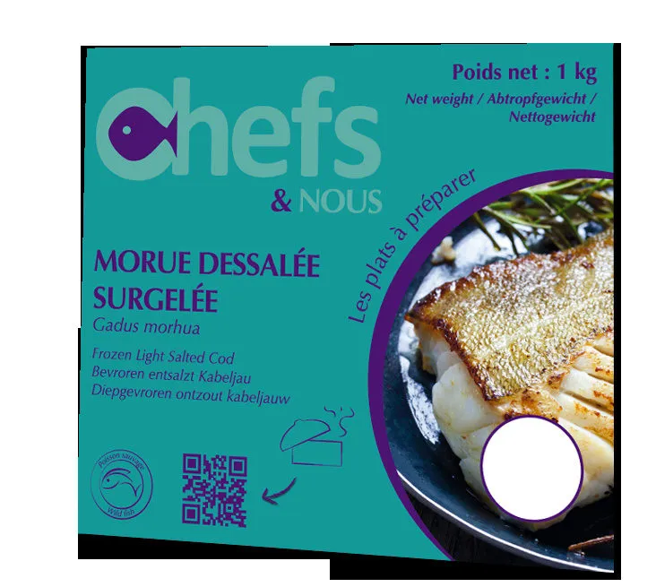 Morue dessalée surgelée