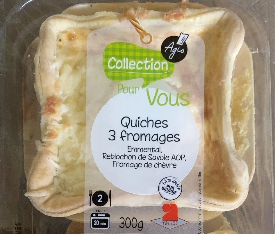 Quiches 3 fromages