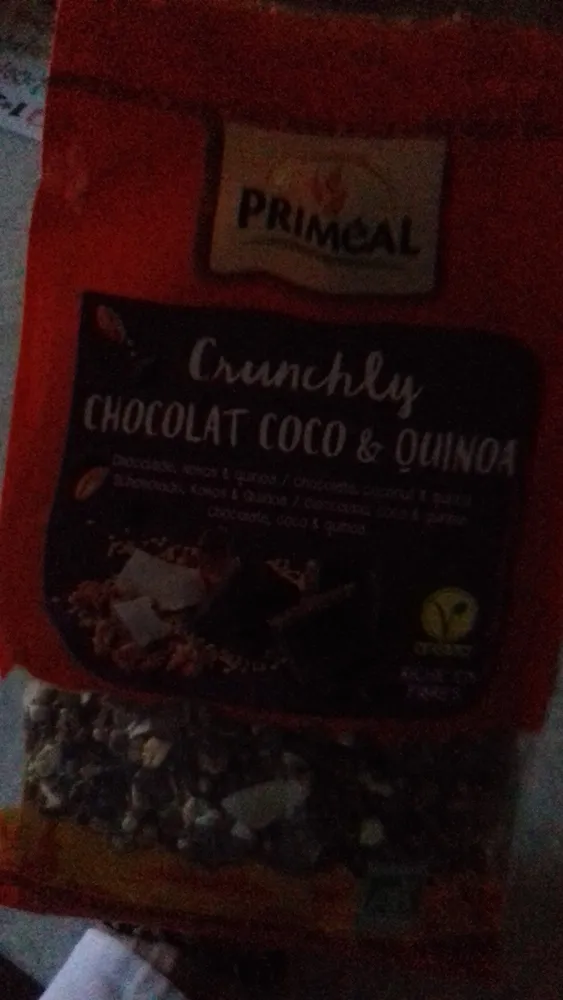 crunchly chocolat coco et quinoa (priméal)