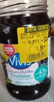 Confiture de myrtilles fructose
