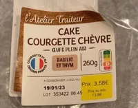 Cake courgette chevre
