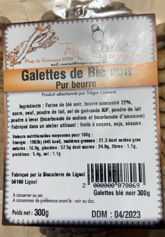 Galettes de blé noir pur beurre