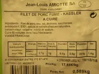 Filet de porc fumé