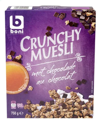BONI (COLRUYT) Crunchy muesli au chocolat