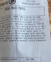Pains aux maïs