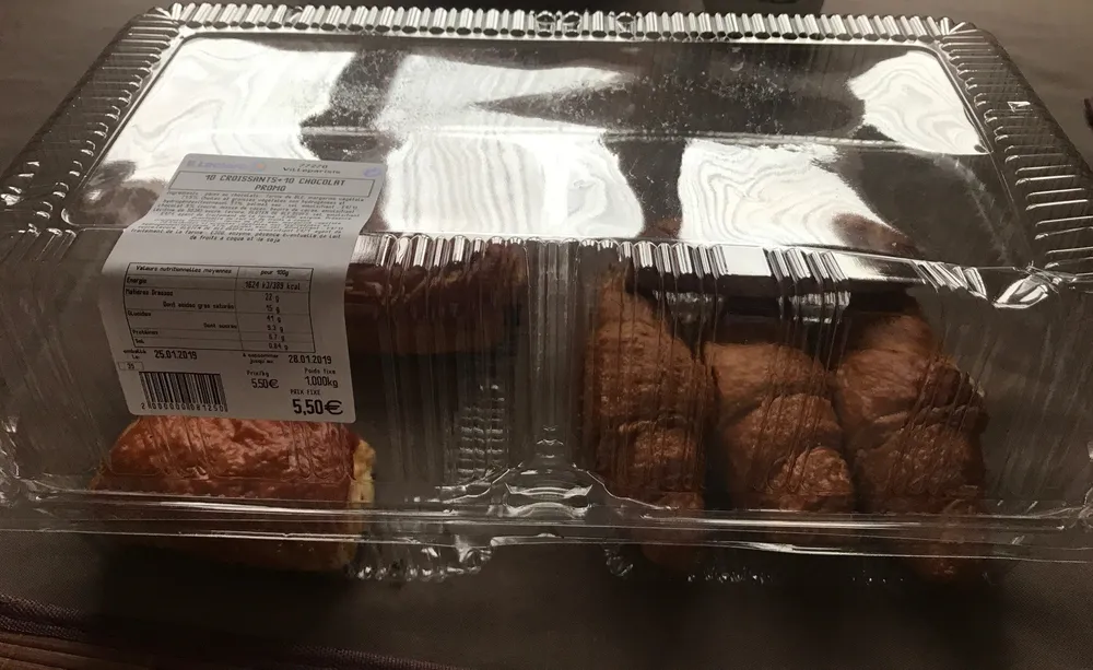 10 croissants + 10 chocolat PROMO