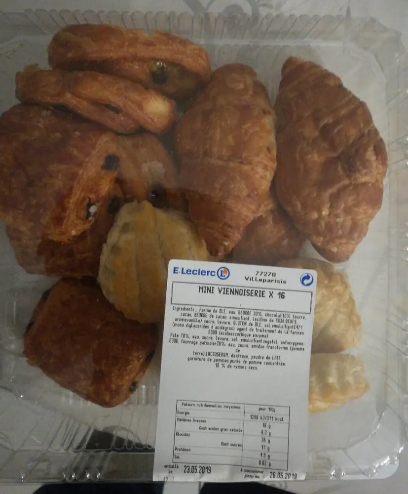 Mini viennoiserie x 16