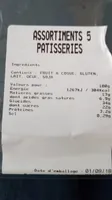 Assortiment  5 pâtisserie