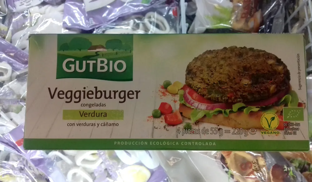 Veggieburger congeladas verdura
