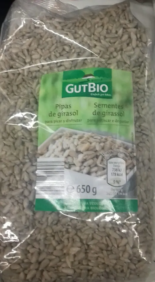 Pipas de girasol