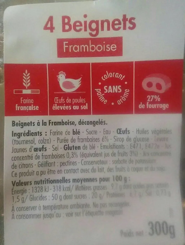 Beignets framboise