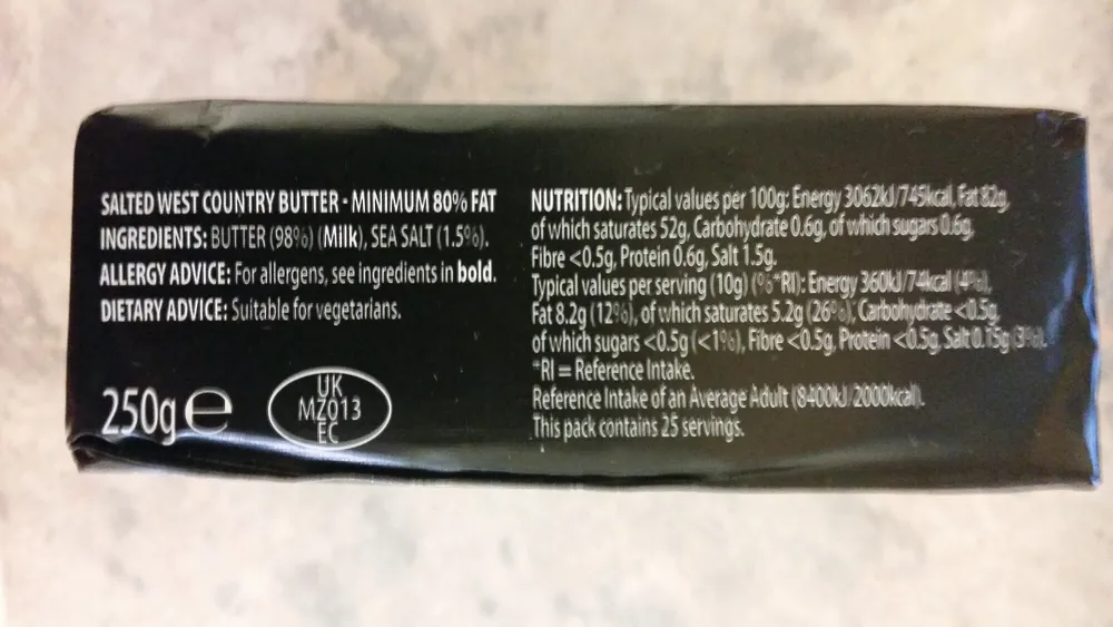 west country butter