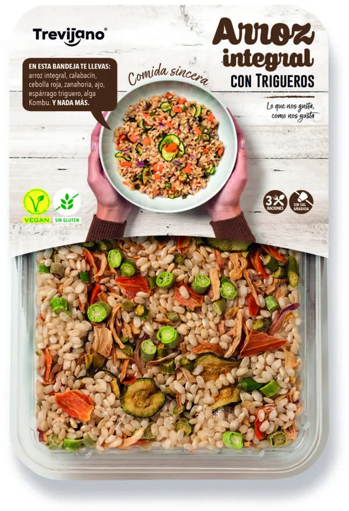 Arroz integral con Trigueros