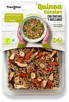 Quinoa tricolor con Shiitake y Avellanas