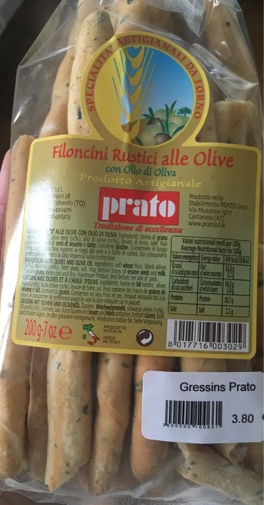 Filoncini rustici alle olive