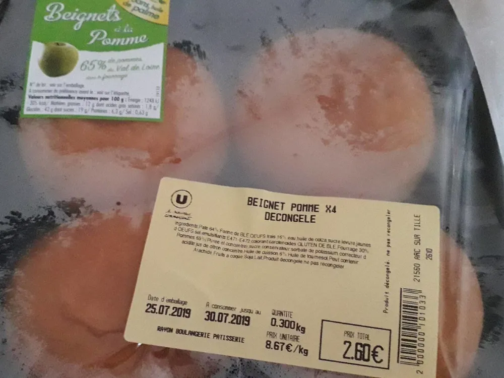 Beignet à la pomme
