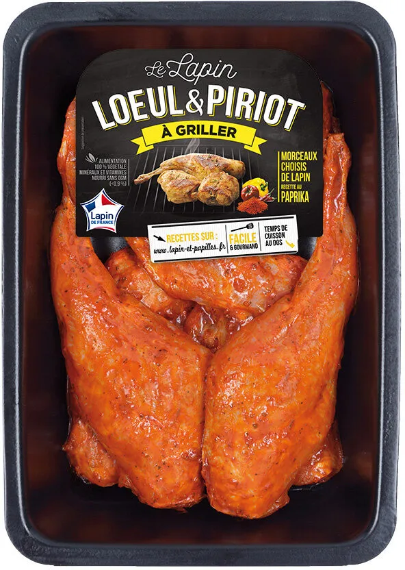 MORCEAUX CHOISIS DE LAPIN AU PAPRIKA
