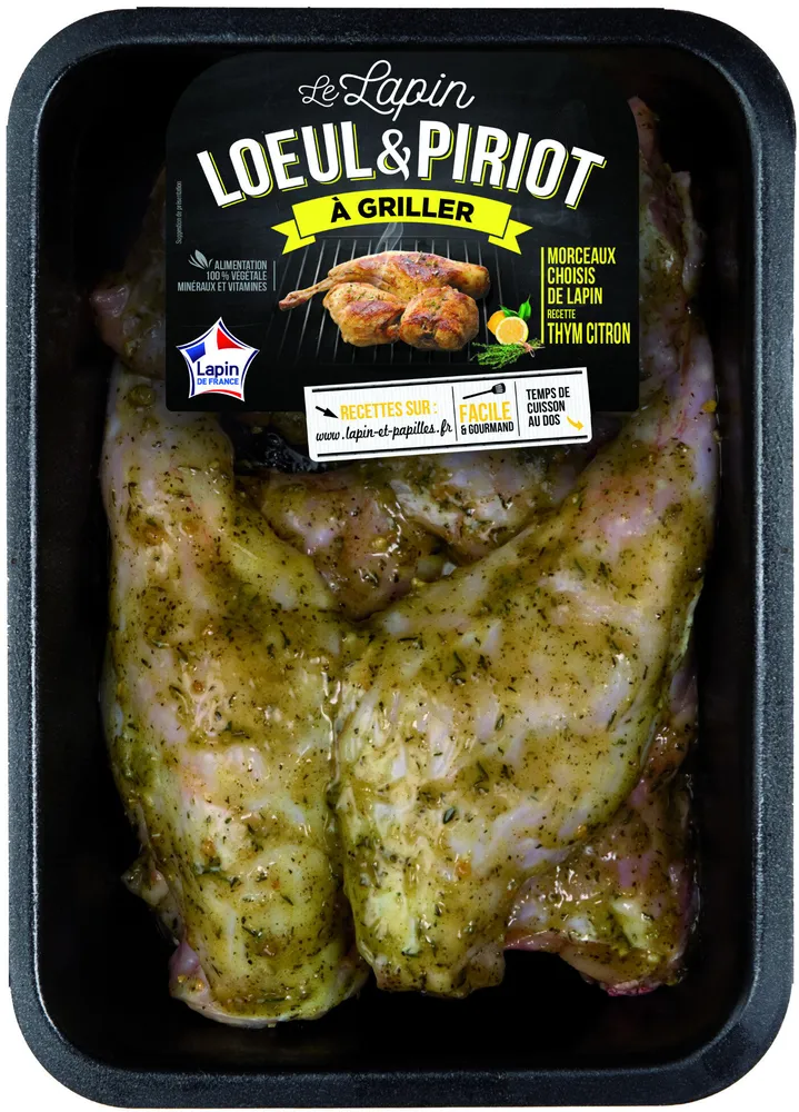 MORCEAUX CHOISIS DE LAPIN MARINE AU THYM CITRON