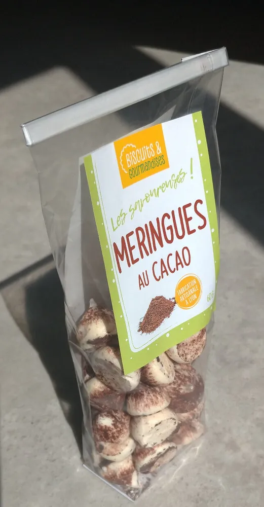 Les savoureuses meringues au cacao