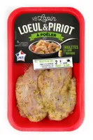 2 GIGOLETTES DE LAPIN A LA MOUTARDE