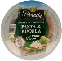 Ensalada pasta y rúcula