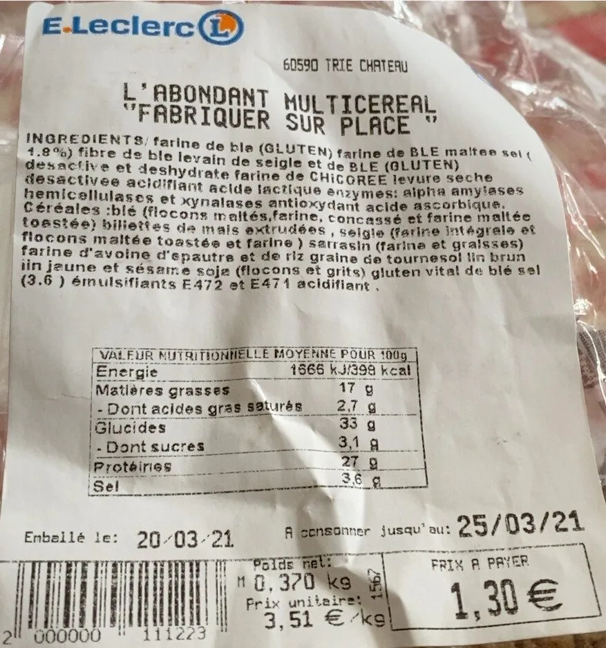 L’abondant multicereal