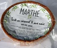 Tarte au caramel & aux noix