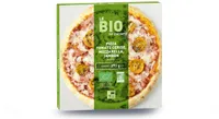 Pizza tomate cerise, mozzarella, jambon bio