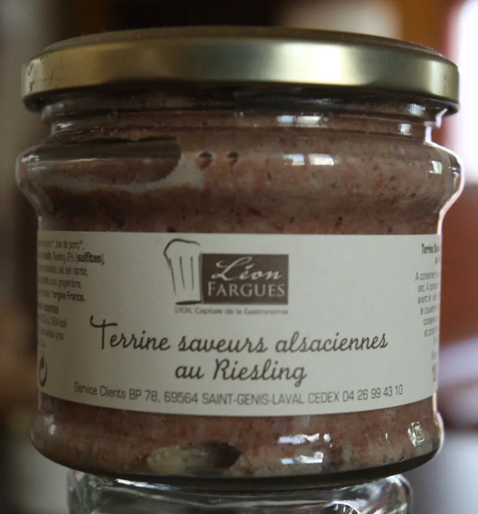 Terrine saveurs alsaciennes au Riesling