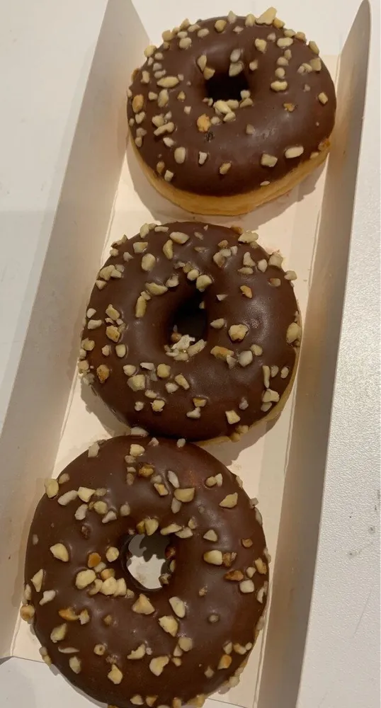 mini donut fourré cacao-noisette