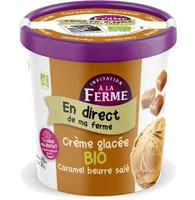 Crème glacée bio Caramel au beurre salé