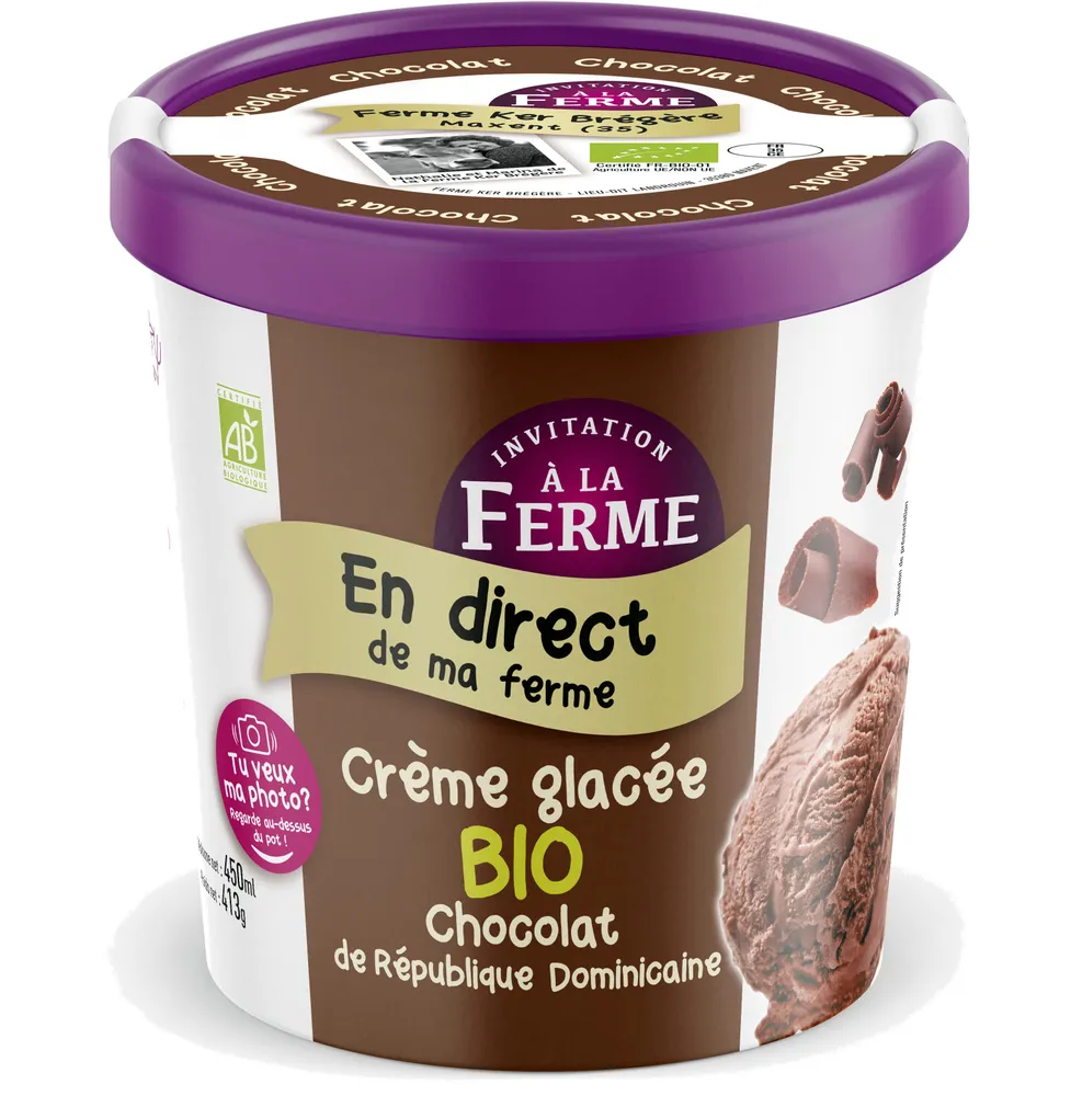 Crème glacée bio Chocolat