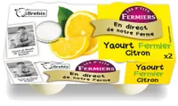 Yaourt brebis fermier Citron
