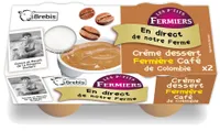 Crème dessert brebis fermière au Café