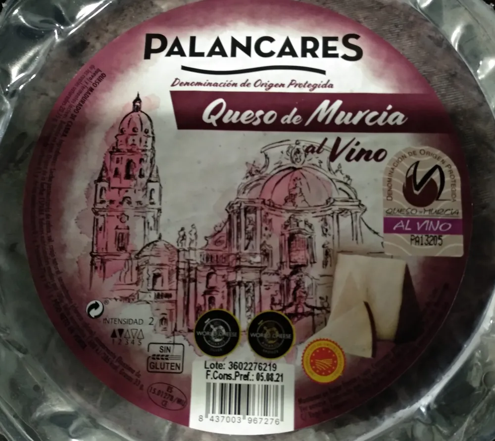 Queso de Murcia al vino